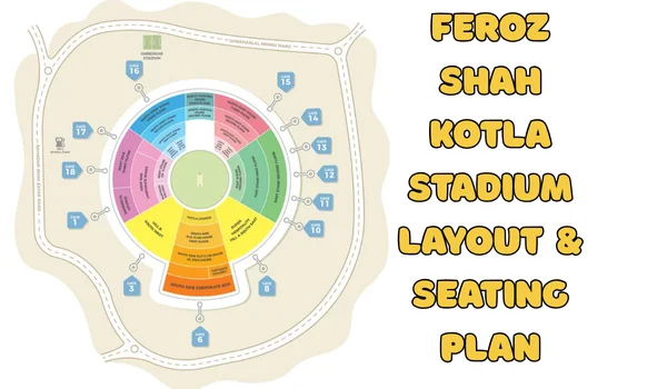 Feroz Shah Kotla Stadium Layout